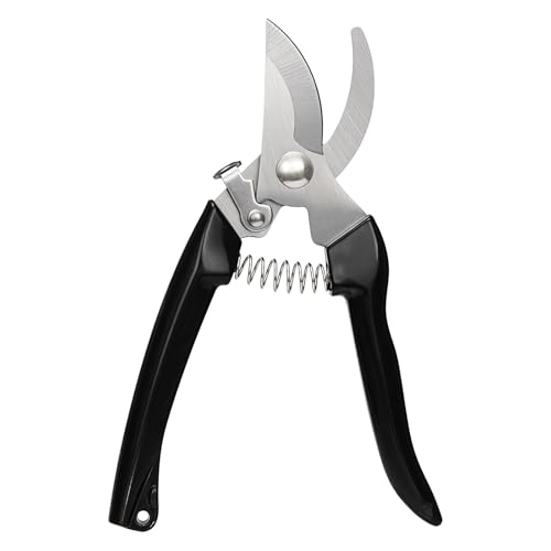 Tijeras de podar de acero inoxidable con hoja curva antideslizante miniatura 2