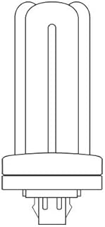 Biax Ecolux Compact Fluorescent Lamp, 32 watt, 120 volt, T4, 4-Pin (GX24q-3) Base, Neutral White