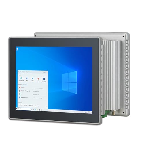 Image of 8 inch Industrial Touch Panel PC, Ratio 4:3 Multi-Touchscreen-Monitor,Wall Mounted Touch Screen Panel Computer,WiFi & Built-in Speakers,IP65 Front,Win 11 I5 RAM 8G+512G SSD