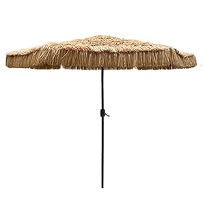 Tuin Outdoor Slinger Parasol Paraplu Strand Stro Parasol Paraplu met Hand Slinger Handvat, Waterdichte Zonnescherm…