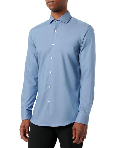 HUGO Kason, Camicia Uomo, Medium Blue427,