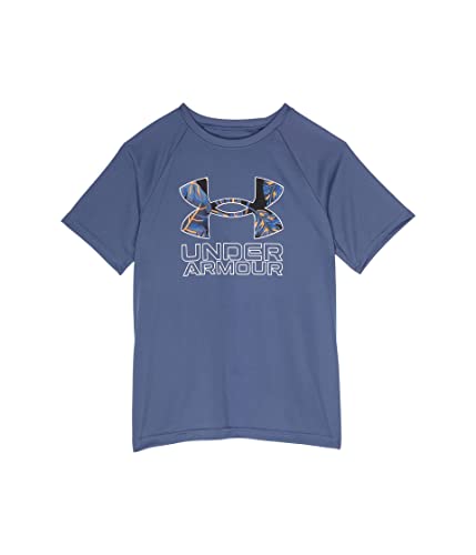 Image of Under Armour Boys' Tech Hybrid Printed Fill Short-Sleeve T-Shirt