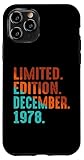 December 1978 Retro Vintage Year 1978 Gift