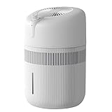 ☆ [Système de purification et de stérilisation] Notre humidificateur dispose d'un système unique d'humidification de purification et de stérilisation. Ses fonctions incluent : (1) le filtre anti-moisissure et antibactérien de premier niveau peut filtrer efficacement la poussière et inhiber la croissance de l'Aspergillus niger. (2) Il a une haute concentration d'ions négatifs, réduire les polluants suspendus dans l'air et éliminer les odeurs. (3) Il a une stérilisation UV C : Élimine efficacement les bactéries et virus dans l'air.