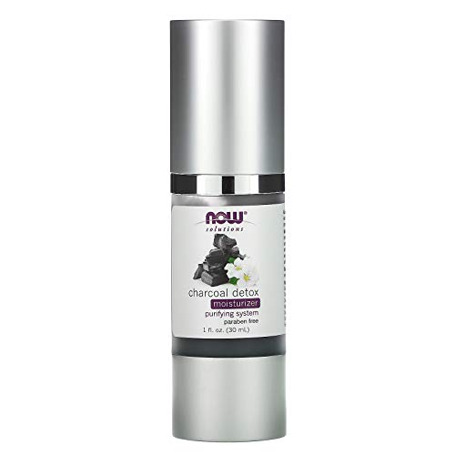 NOW Solutions, Charcoal Detox Moisturizer, Purifying System, Moisturizing or Dull Oily Skin, 1-Ounce