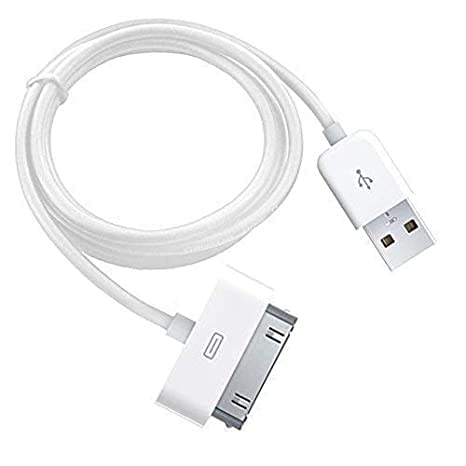 Usb Charging And Sync Data Cable For Smartphone (I Phone 4 / 4S / 4G Ipod And Ipad 3Rd Generation, White) |