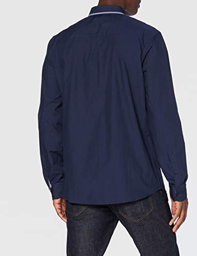 New Look Dobby Trim Collar Camicia Uomo