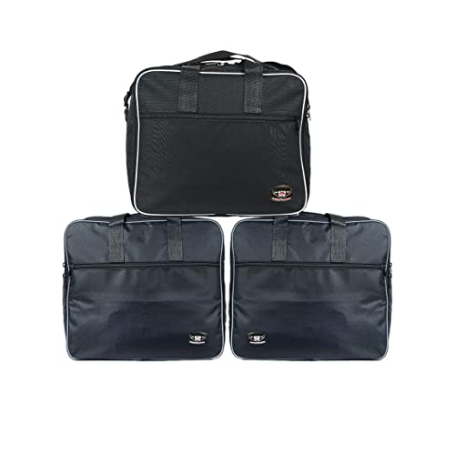 GREAT BIKERS GEAR Juego de 3 bolsas interiores para maleta, para BMW F750GS, F800GS, F850GS, R1200GS, R1200GS-LC (K51), R1250GS Adventure de aluminio.
