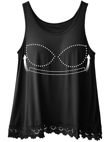 Image of Camisoles for Women with Built in Bra Adjustable Strap Tank Tops Cami Sleeveless Summer Tops for Workout Sleeping Traveling