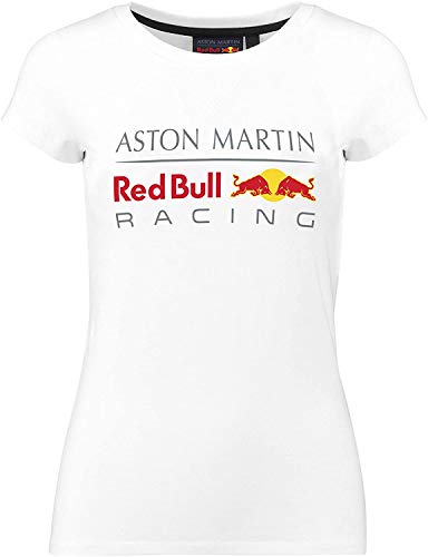  Aston Martin T-Shirt Femme Logo Sponsor F1 Racing Formula Team RB - Blanc - XL