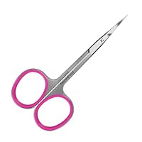 STALEKS PRO Smart 41/3 Nagelhautschere mit Haken, Edelstahl, Ergonomische Griffe, Sterilisierbar, Professionelle Maniküre