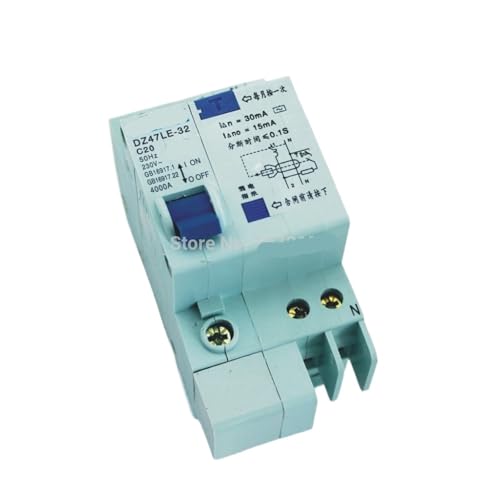 Disjoncteur DZ47LE 1P+N 20A : fini les risques de court-circuit et de fuite