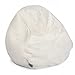 Majestic Home Goods Solid-All Sherpa Large Bean Bag All
