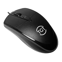 Mouse Office | TGT | OM50 | 1200 DPI, 3 Botões, Design Ergonômico | Preto | TGT-OM50-BL01