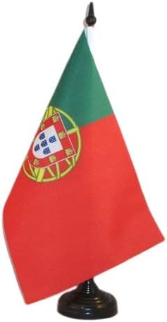 AZ FLAG Drapeau de Table Portugal, 21cm x 14cm
