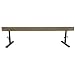 Z-Athletic Off Ground Training Balance Beam for Gymnastics (Tan, Adjustable)