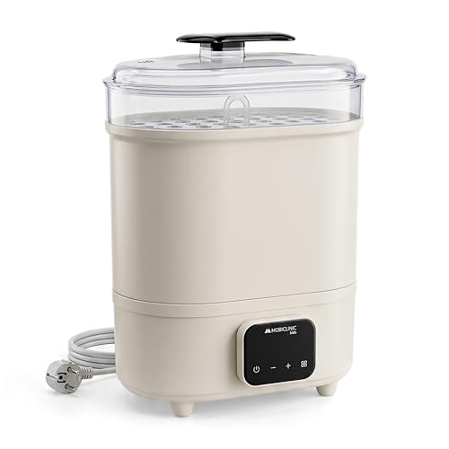 Stérilisateur biberons avec sèche-biberon intégré et écran LCD Mobiclinic Mobibi