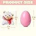 JOYIN 24 Pack Prefilled Easter Eggs of Mini Stuffed Animal Plush Toys Baster Stuffer Filler for Kids Easter Egg Hunt Game, Classroom Prize Supplies