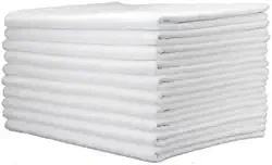 10 Panos de Prato BRANCOS Liso para Cozinha Artesanato e Decoração 40 x 65cm Melhor Custo Benefício