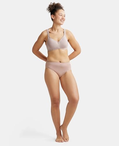 Image of Jockey ES24 Plus Size Bra | Wirefree | Non Padded | Full Coverage with Plush Lining Cup| Super Combed Cotton Elastane Fabric