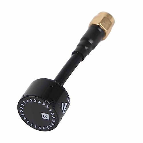 Antena de Alto Ganho 5.8Ghz 3dBi RHCP para FPV Racing Drone, Acessório RC (Preto)