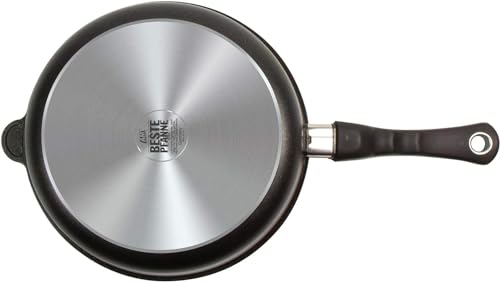 AMT Gastroguss Bratpfanne, 26 cm Ø, 7 cm hoch, Schmorpfanne, fester Stiel, nicht induktionsgeeignet, Lotan® Antihaft-Veredelung… – Ansicht 3