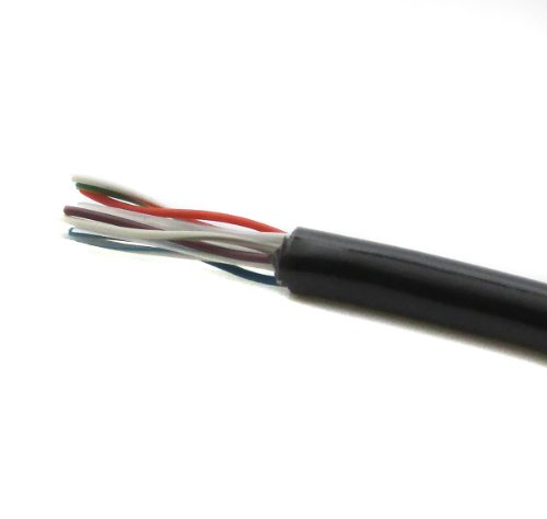 Ultra Spec 100FT (30.5M) Bulk Raw Cat6 Ethernet Cable (No Ends) - Black