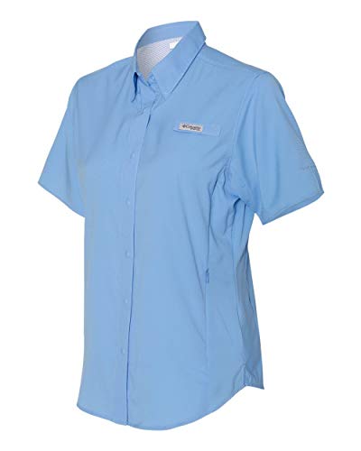 Columbia Women's Plus Tamiami Ii Short Sleeve Shirt, Iceberg, 2X