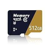 Hcnzdwe マイクロカード Switch対応 高耐久性 マイクロメモリーカード 超高速転送 100MB/s UHS-I 4K UHD動画用 スマートフォン 対応 tfカード 交換アダプター付き -ZG512GB