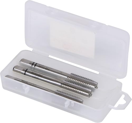 Ks Tools 331.0100 Juego De Machos De Roscar Manuales Hss Tipo M, M10x1,5,3 Pzs