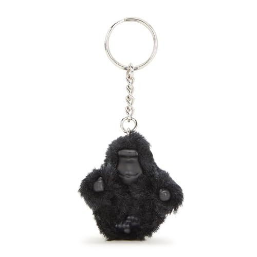 Kipling Monkeyclip Xs Kh Llavero con Forma de Mono Extra Pequeño, Colgadores para Monos O Llaveros, Black Noir (Negro)