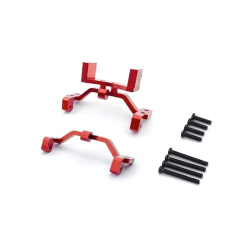 RC�ԗ��p�[�c For WPL C24 C14 C14K C24K RC �A�b�v�O���[�h �p�[�c �J�[ �g���b�N �X�y�A�p�[�c �V�[�g�ƎԎ��p���^�� �v�� ���b�h �x�[�X �A�b�v �T�[�{ �u���P�b�g �}�E���g�p(Red)