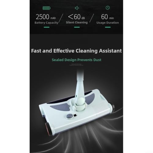 Balai électrique silencieux pour éliminer la poussière sur moquette - 5