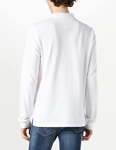 Tommy Jeans Tjm LS Classics Polo Camicia, White