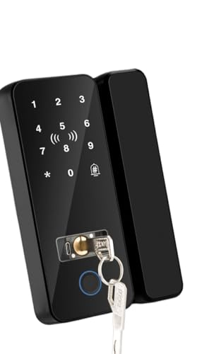 Serrure électronique Tuya Bluetooth RFID empreinte pour porte verre