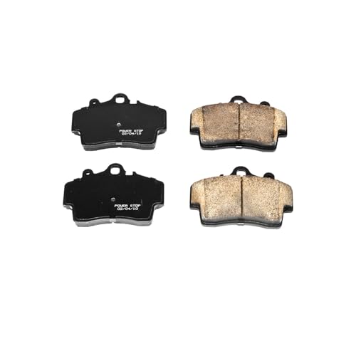 Image of PowerStop Front Brake Pads for Porsche Boxster 1997-08 | Porsche Cayman 2007-08 - Z17 Ceramic Brake Pads with Installation Hardware, 17-737