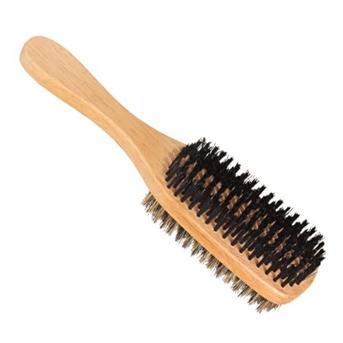 Beatifufu Beard Shaving Brush Men's Grooming Kit Beard Brush Hair Efficient Beard Grooming Tool Beard Grooming Brush