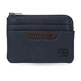 Pepe Jeans Indiana Monedero con Tarjetero Azul 11x7x1,5 cms Piel by Joumma Bags