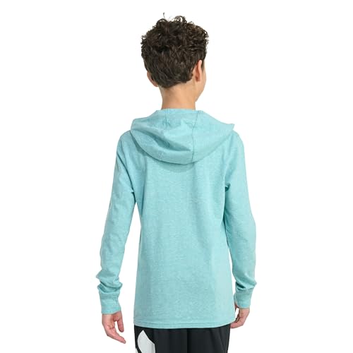 adidas Boys' Long Sleeve Hooded Snow Heather Tee4