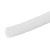 PATIKIL 8m PE Rundschnur Dichtung Ø8mm, Fugenschnur Füllschnur, Schaumstoff Hinterfüllschnur, Fugenfüllprofil für Spalten und Fugen, Betonfüllung, Weiß