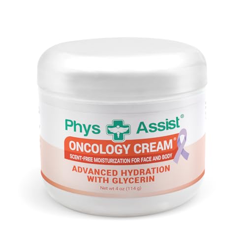 PhysAssist Oncology Recovery Cream. Super Moisturizing Skin Cream for Dry, Parched, Itchy, Sensitive Skin. Unscented 4 oz jar. Non Irritant, Clinically Tested, Dermatologist Tested, Allergy Tested.