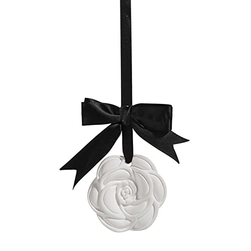 BENBEN Decoração de interiores de automóveis preto e branco aroma aleatório pingente de aromaterapia