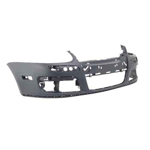 Image of FitParts Compatible with Volkswagen Jetta 2005-2010 Front Bumper Cover | Primed, With Fog Light Holes, Sedan /Wagon, GLI Highline SEL SE TDI Wagon, Ready to Paint, OEM 1K0807217AGRU, VW1000161