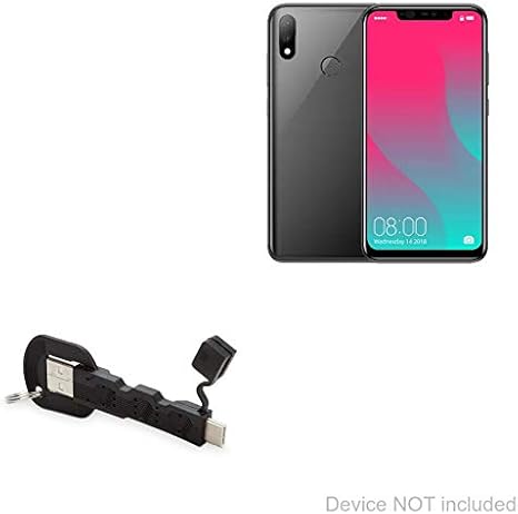 Amazon Com Cherry Mobile Flare S7 Plus Cable Boxwave Usb Type C Keychain Charger Key Ring 3 1 Type C Usb Cable For Cherry Mobile Flare S7 Plus Jet Black Cell Phones