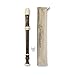 Youngchang Student Soprano BAROQUE Recorder with Cleaning Rod, Case Bag Musical Instrument (Brown) YSRWB-140