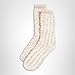 UGG Women's Cozy Chenille Sock, Cream, O/S