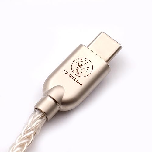 Image of Concept Kart AUDIOCULAR CS-Pro CS46L41 Headphone Audio DAC & Amp Adapter for IEM Earphone,Male Type-C to Female 3.5mm,PCM 32b /384kHz,DSB64 /128-Amplifier Compatible with Huawei,Xiaomi,OPPO,VIVO,OnePlus