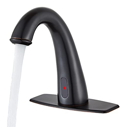 Flash Deals - 40% OFF HHOOMMEE Touchless Bathroom Sink Faucet ORB Finishing Automatic Sensor Motion Basin Mixer with Deck Plate(ORB) Exclusive Discount 90% Price HHOOMMEE Touchless Bathroom Sink Faucet ORB Finishing Automatic Sensor Motion Basin Mixer with Deck Plate(ORB)