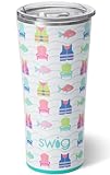 Swig Life Vaso aislado de 22 onzas, termo de acero inoxidable (niña lago)