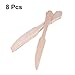 Produktbild BESTOYARD Einweg Holzmesser Holz Besteck Utensilien für Baby Shower Birthday Party Supplies 8 stücke